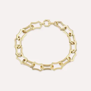 Nooky Yellow Gold Bracelet - Nev Jewellery (1)