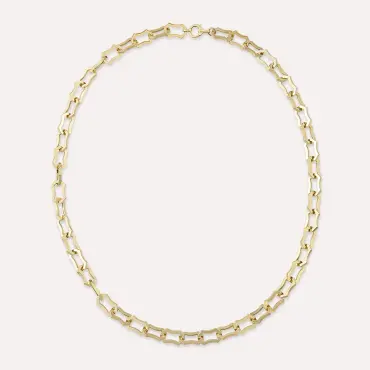 Nooky Yellow Gold Necklace - Nev Jewellery (1)