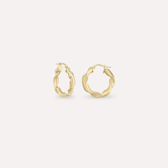Ondra S Yellow Hoop Earring - Nev Jewellery