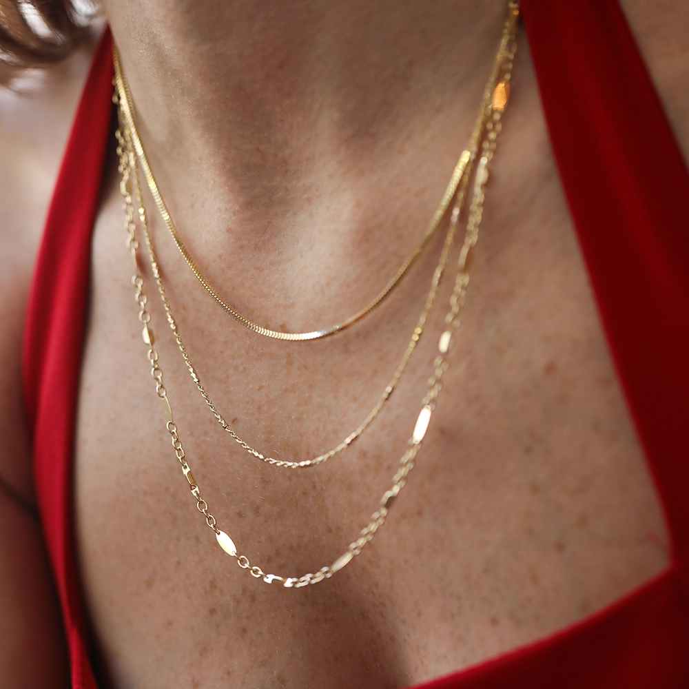 Orbe Yellow Gold Italian Necklace - 3