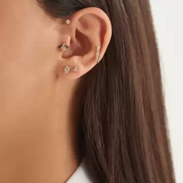 Perseus Diamond Rose Gold Piercing - Nev Jewellery (1)