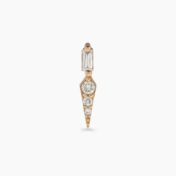 Perseus Diamond Rose Gold Piercing - 4