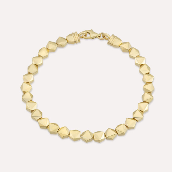 Pulse Yellow Gold Bracelet - Nev Jewellery