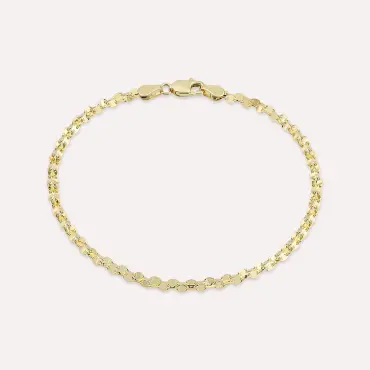 Rove Yellow Gold Bracelet - Nev Jewellery (1)