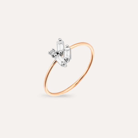 Seed 0.22 CT Baguette Cut Diamond Ring - 3