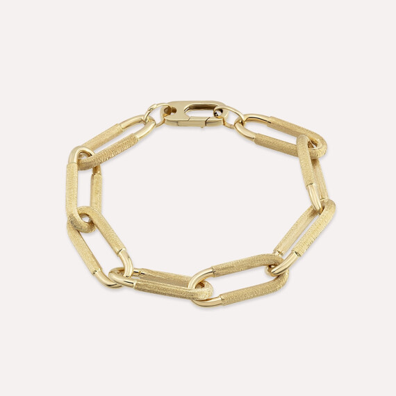 Seric Yellow Gold Bracelet - Nev Jewellery