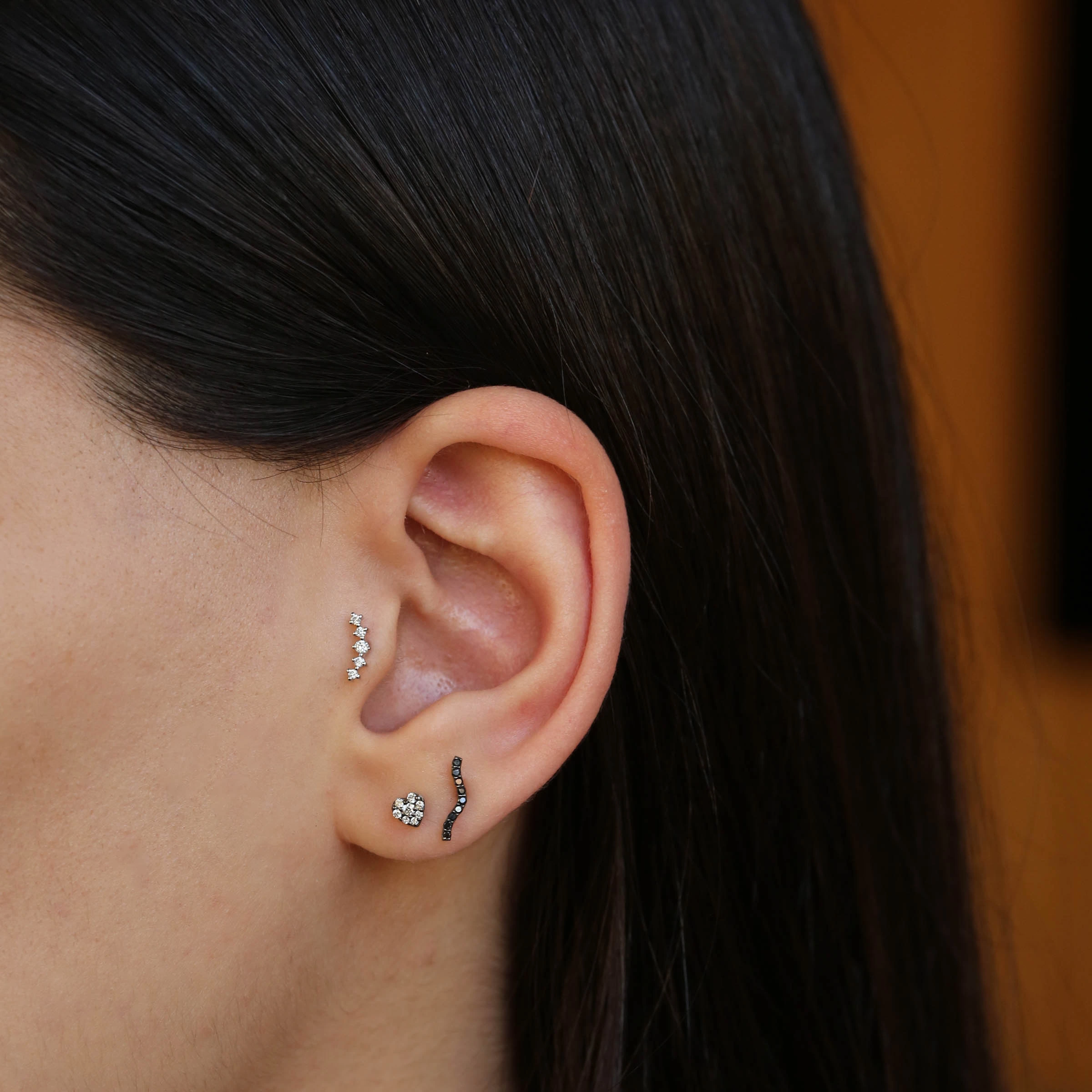 Sky Diamond White Gold Piercing - 5