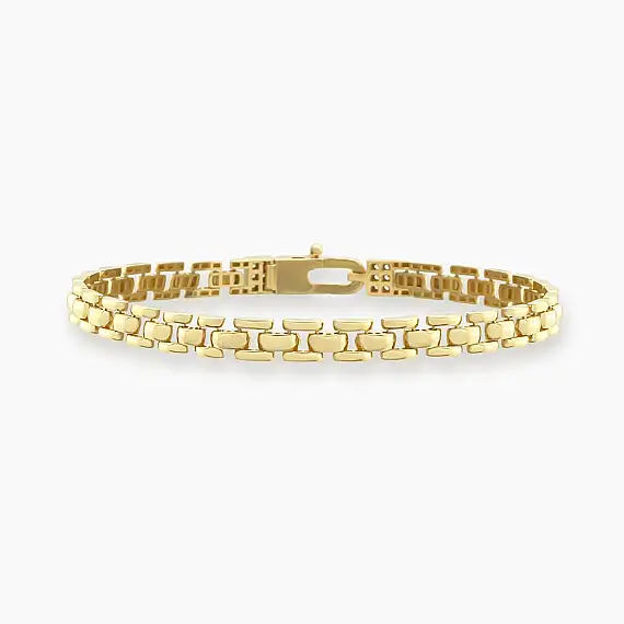 Solen Yellow Gold Bracelet - 1