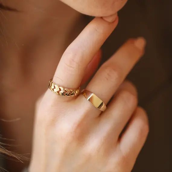 Solus Yellow Gold Ring - 3