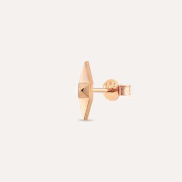 Spike Rose Gold Single Earring - Nev Jewellery