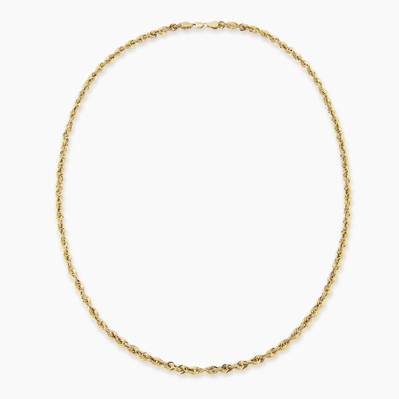 Spiro Yellow Gold Italian Necklace - Nev Jewellery
