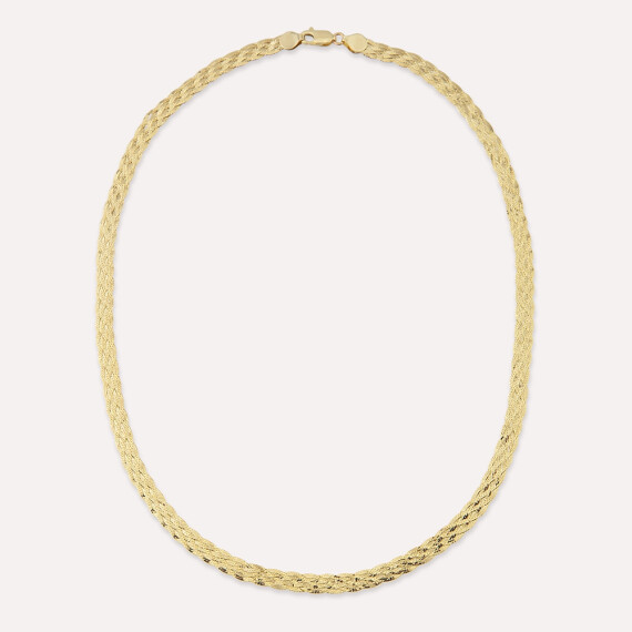 Spiss Yellow Gold Necklace - Nev Jewellery