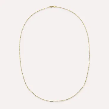Vein Yellow Gold Chain - Nev Jewellery (1)