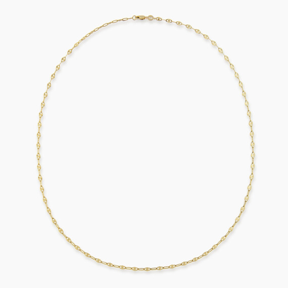 Velia Yellow Gold Italian Necklace - Nev Jewellery
