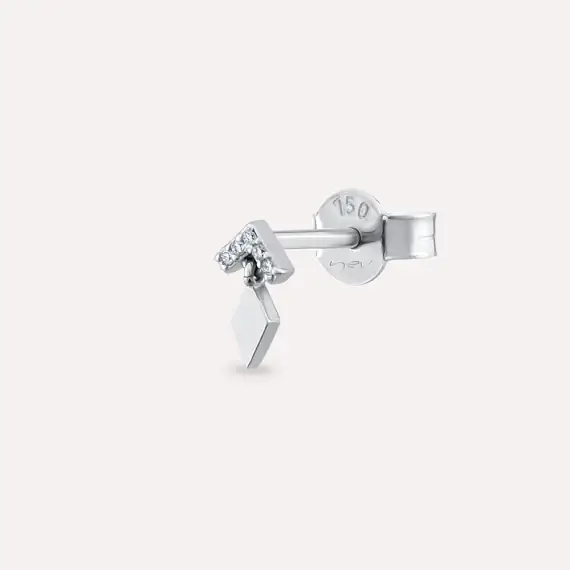 Vina Diamond White Gold Earring - 1
