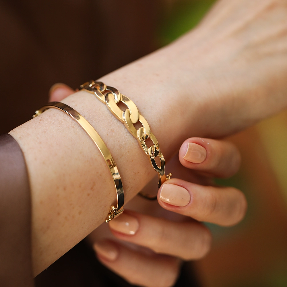 Vincio Yellow Gold Bracelet - Nev Jewellery (1)