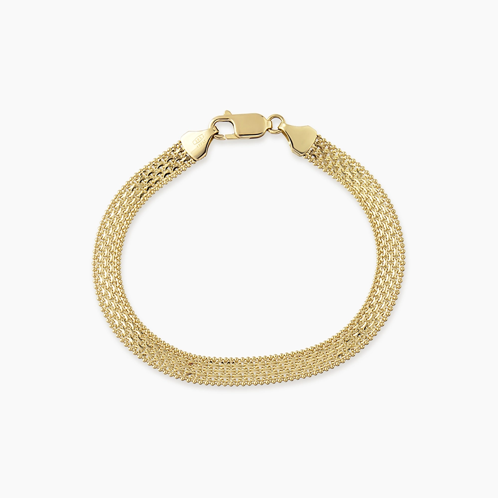 Vinea Yellow Gold Italian Bracelet - Nev Jewellery (1)