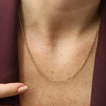 Yellow Gold Chain Necklace - Nev Jewellery (1)