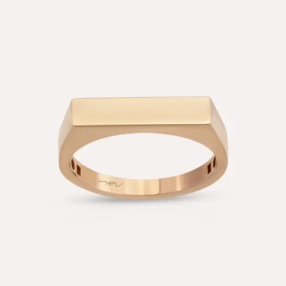 Even Medium Rose Gold Ring - 1
