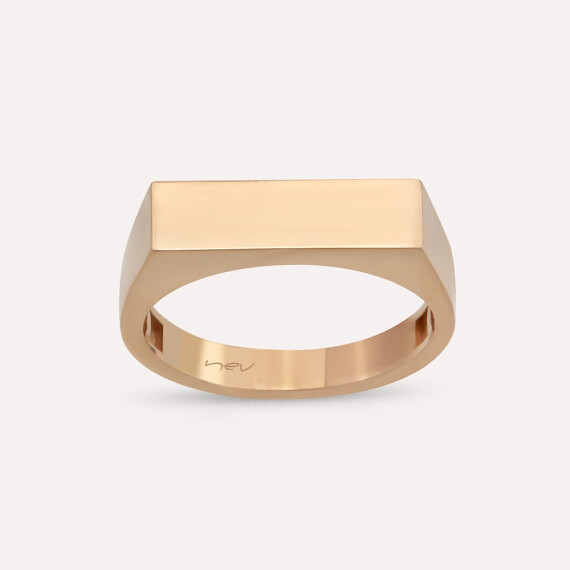 Even Thick Rose Gold Ring - Nev Jewellery
