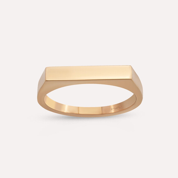 Even Thin Rose Altın Yüzük - Nev Jewellery