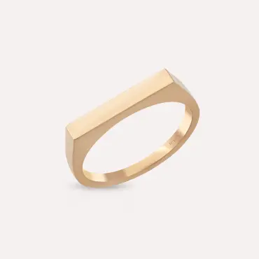Even Thin Rose Gold Ring - Nev Jewellery (1)
