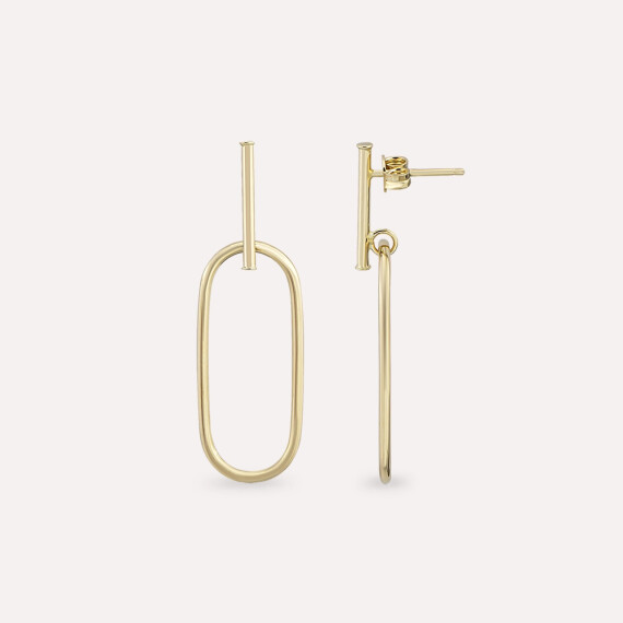 Evie Yellow Gold Earring - Nev Jewellery