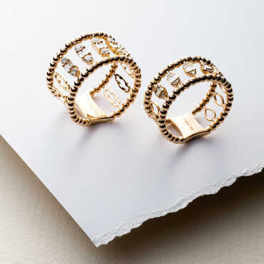 Feather 0.21 CT Baguette Cut Diamond Rose Gold Ring - Nev Jewellery (1)