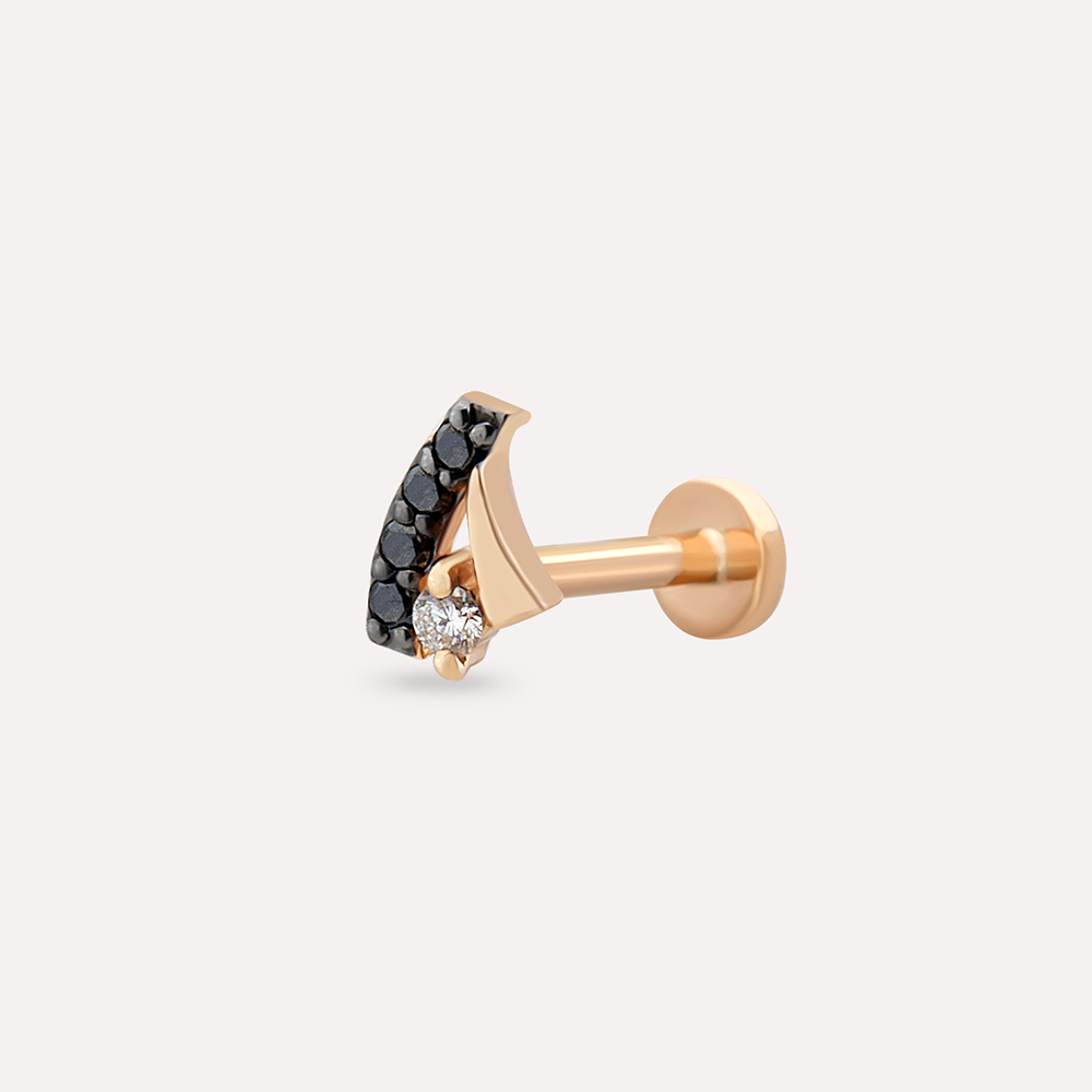 Fey Black Diamond Rose Gold Piercing - 1