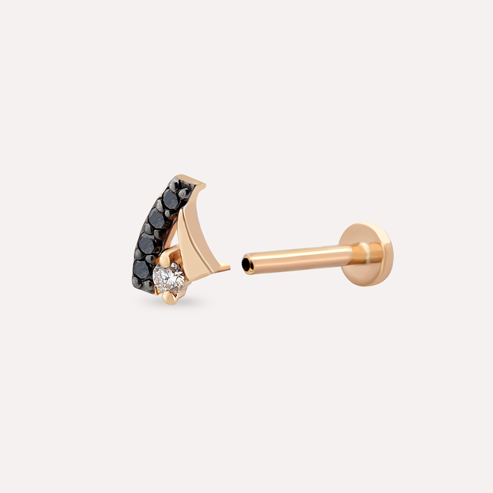 Fey Black Diamond Rose Gold Piercing - 5