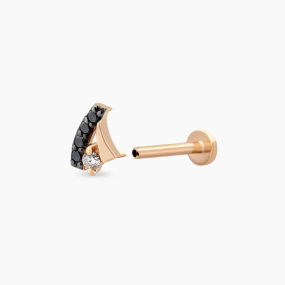 Fey Black Diamond Rose Gold Piercing - 4