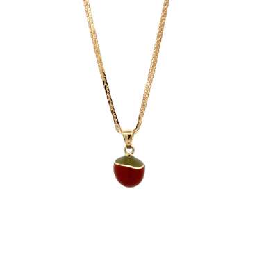 Fındık Kolye Ucu(1,10*0,80 Cm) - NEV JEWELLERY