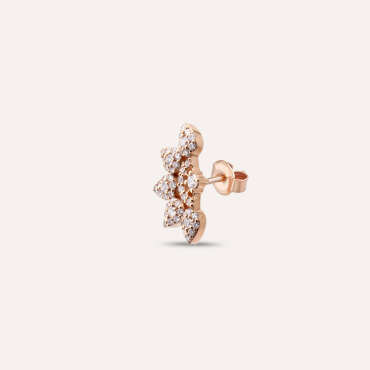 Flare 0.27 CT Pırlanta Taşlı Mini Tek Küpe - Nev Jewellery (1)