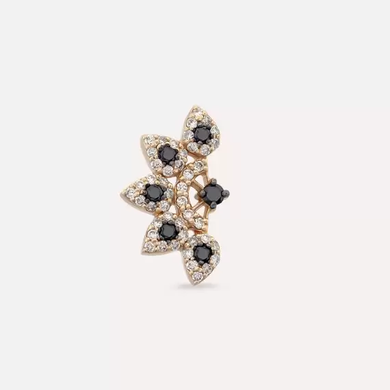 Flare Black Diamond Rose Gold Piercing - 4