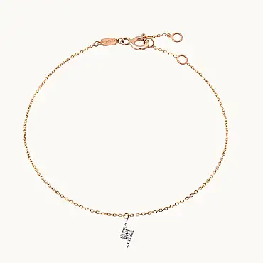 Flash White Pırlanta Taşlı Halhal - Nev Jewellery (1)