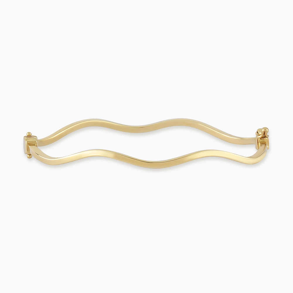 Fluire Sarı Altın Bilezik - Nev Jewellery (1)