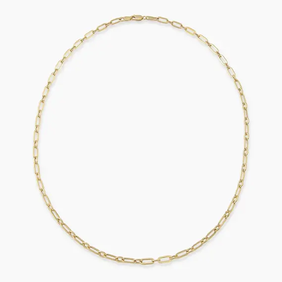 Force Yellow Gold Italian Necklace - 1