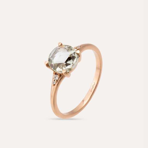 Grace 1.60 CT Rose Cut Diamond Ring - 3