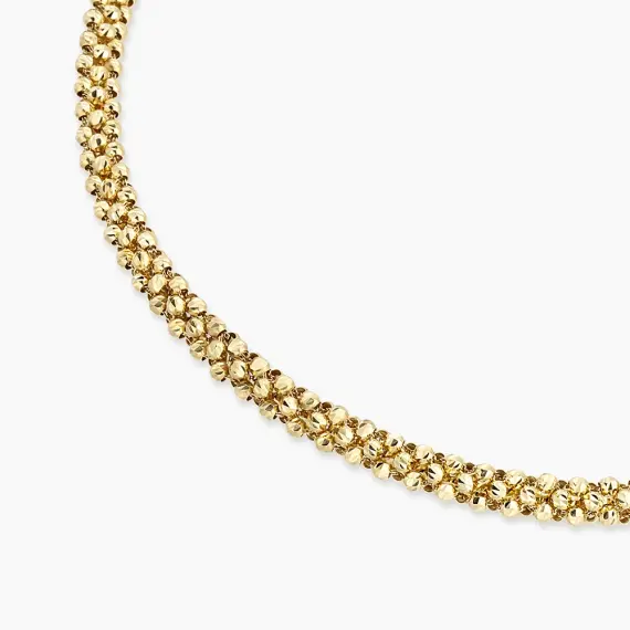 Grace Yellow Gold Italian Necklace - 3