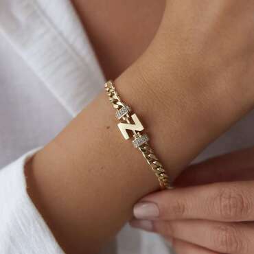 Monogram Gurmet Bileklik - NEV JEWELLERY