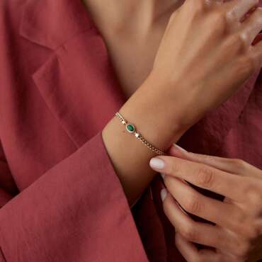 Emerald Gurmet Bileklik - NEV JEWELLERY