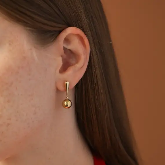 Hue Yellow Gold Earring - 2