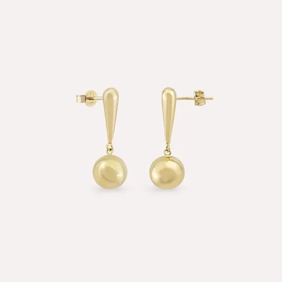 Hue Yellow Gold Earring - 1