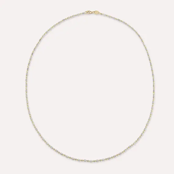 Husk Yellow and White Gold Chain - 1