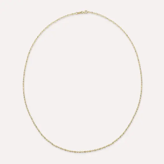 Husk Yellow Gold Chain - 1