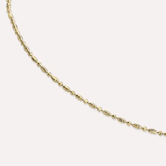 Husk Yellow Gold Chain - 3