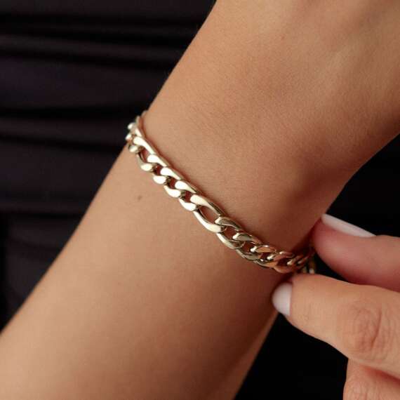 Hollow Gold Gurmet Bileklik - 2