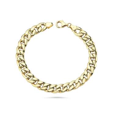 Hollow Gold Gurmet Bileklik - NEV JEWELLERY (1)