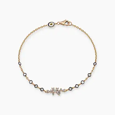Jasmine 0.50 CT Elmas ve Pırlanta Taşlı Rose Altın Bileklik - Nev Jewellery (1)