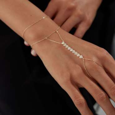 Kalp Damla Taşlı Şahmeran - NEV JEWELLERY (1)